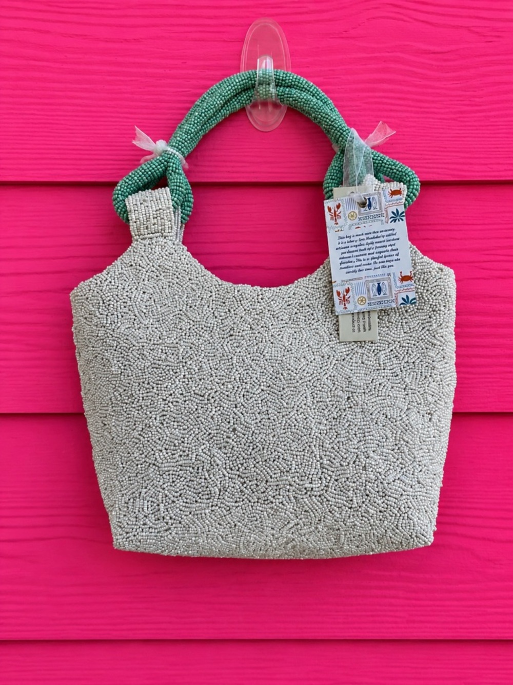 NWT Beaded Turtle TJ Maxx Bag Made In India TikTok Viral - Picture 2 of 4